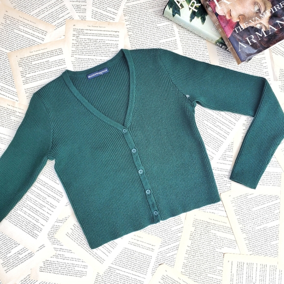 Brandy Melville Sweaters - BRANDY MELVILLE Shannon Ribbed Button Up Sweater